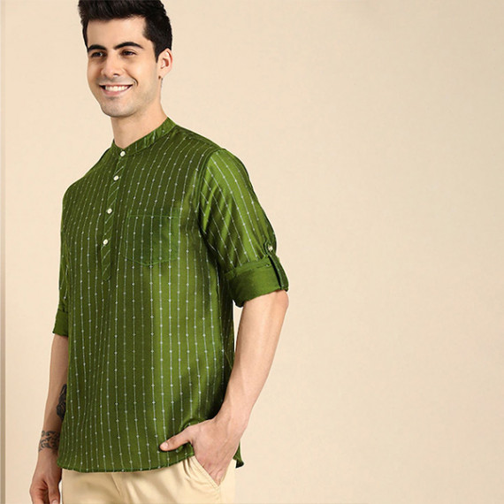 https://fineclothes.in/products/men-olive-green-gold-toned-ethnic-motifs-woven-design-kurta