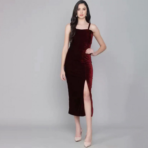 https://fineclothes.in/products/maroon-velvet-sheath-midi-dress