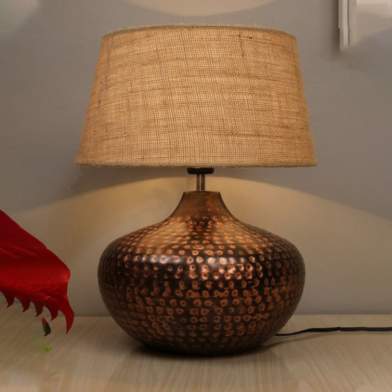 https://fineclothes.in/products/brown-antique-hammered-table-lamp-with-jute-shade