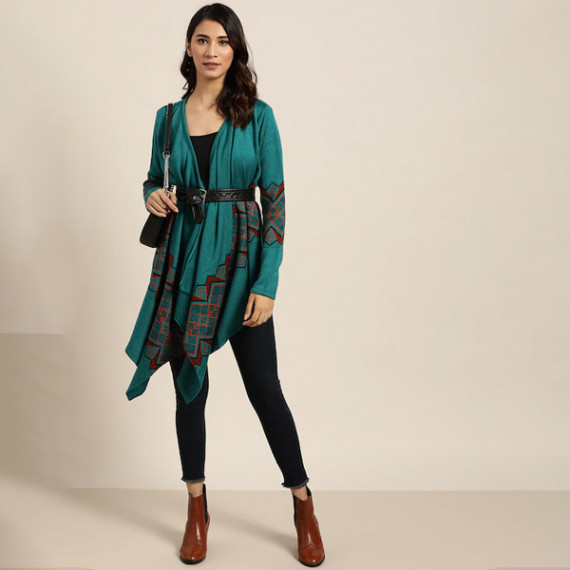 https://fineclothes.in/products/women-teal-green-black-geometric-patterned-longline-waterfall-shrug