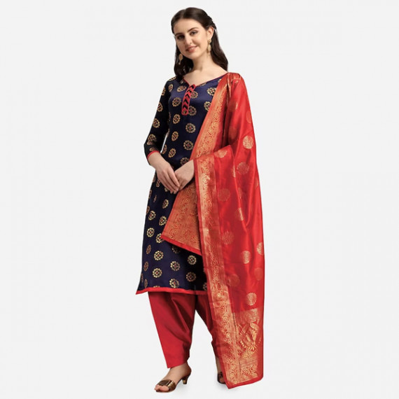 https://fineclothes.in/products/navy-blue-red-woven-design-banarasi-unstitched-dress-material