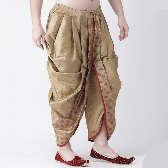 https://fineclothes.in/products/men-beige-red-printed-dupion-silk-dhoti-pants