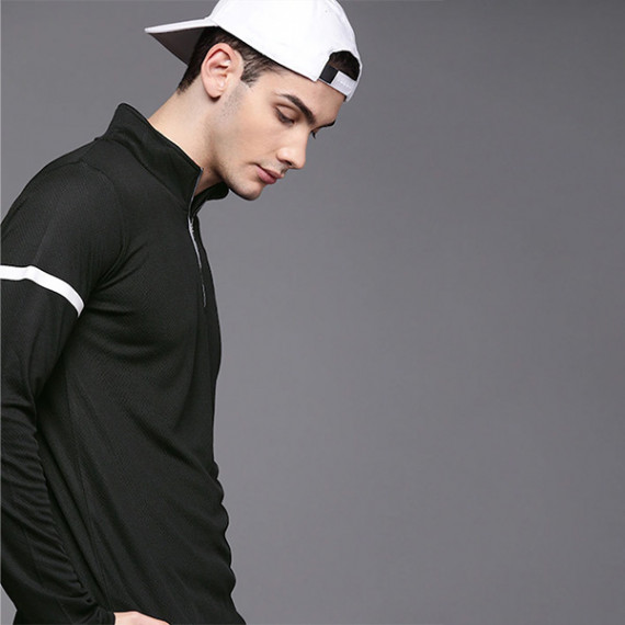 https://fineclothes.in/products/men-black-self-design-mock-collar-t-shirt