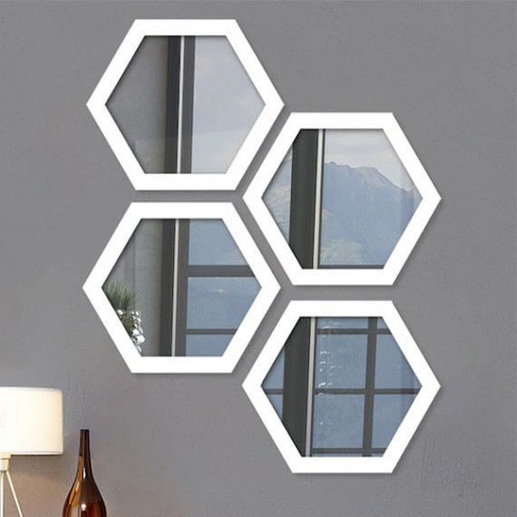 https://fineclothes.in/products/set-of-4-white-solid-decorative-hexagon-shaped-wall-mirrors-1