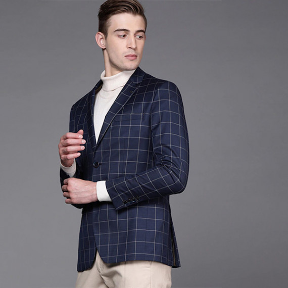 https://fineclothes.in/products/men-navy-blue-beige-slim-fit-checked-single-breasted-smart-casual-blazer