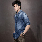 Men Blue Denim Washed Casual Sustainable Shirt