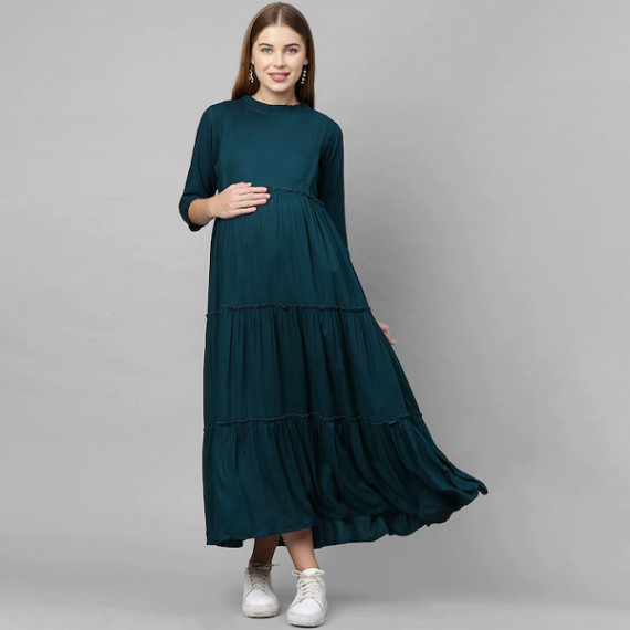 https://fineclothes.in/products/teal-green-maternity-maxi-nursing-dress