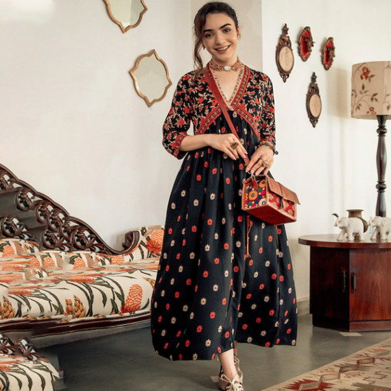 https://fineclothes.in/products/black-orange-ethnic-motifs-printed-maxi-dress