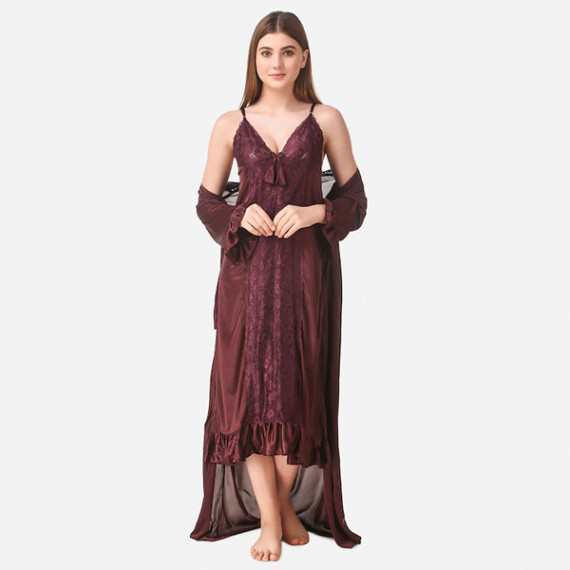 https://fineclothes.in/products/brown-maxi-satin-solid-nightwear-set