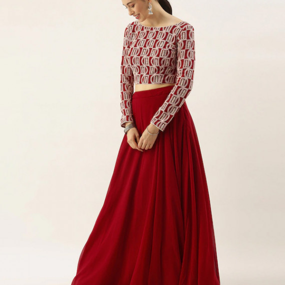 https://fineclothes.in/products/maroon-embroidered-thread-work-ready-to-wear-lehenga-blouse-with-dupatta