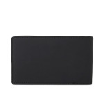 Unisex Black Solid Premium Two Fold Wallet